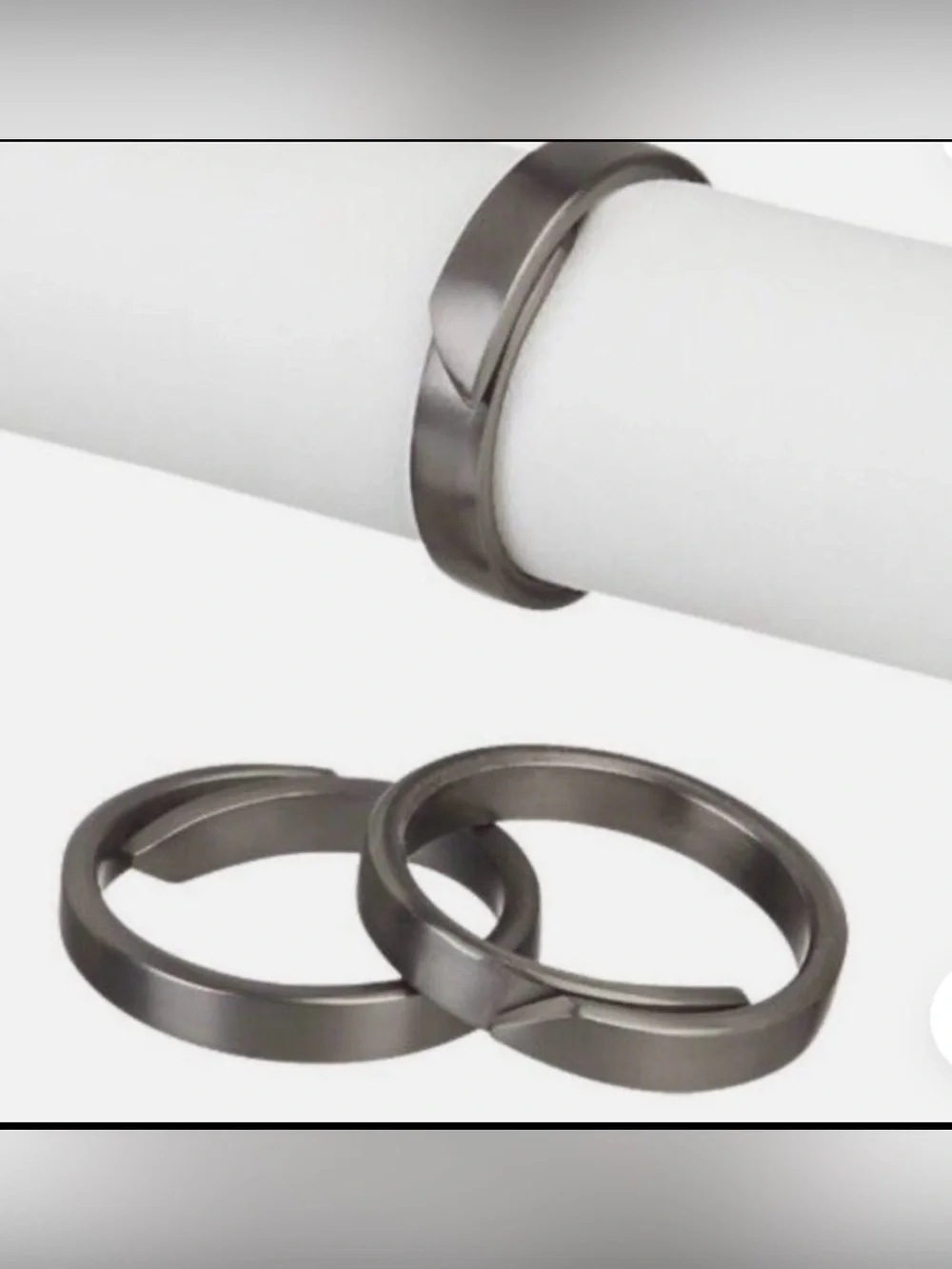 Crate and Barrel Wrap napkin rings